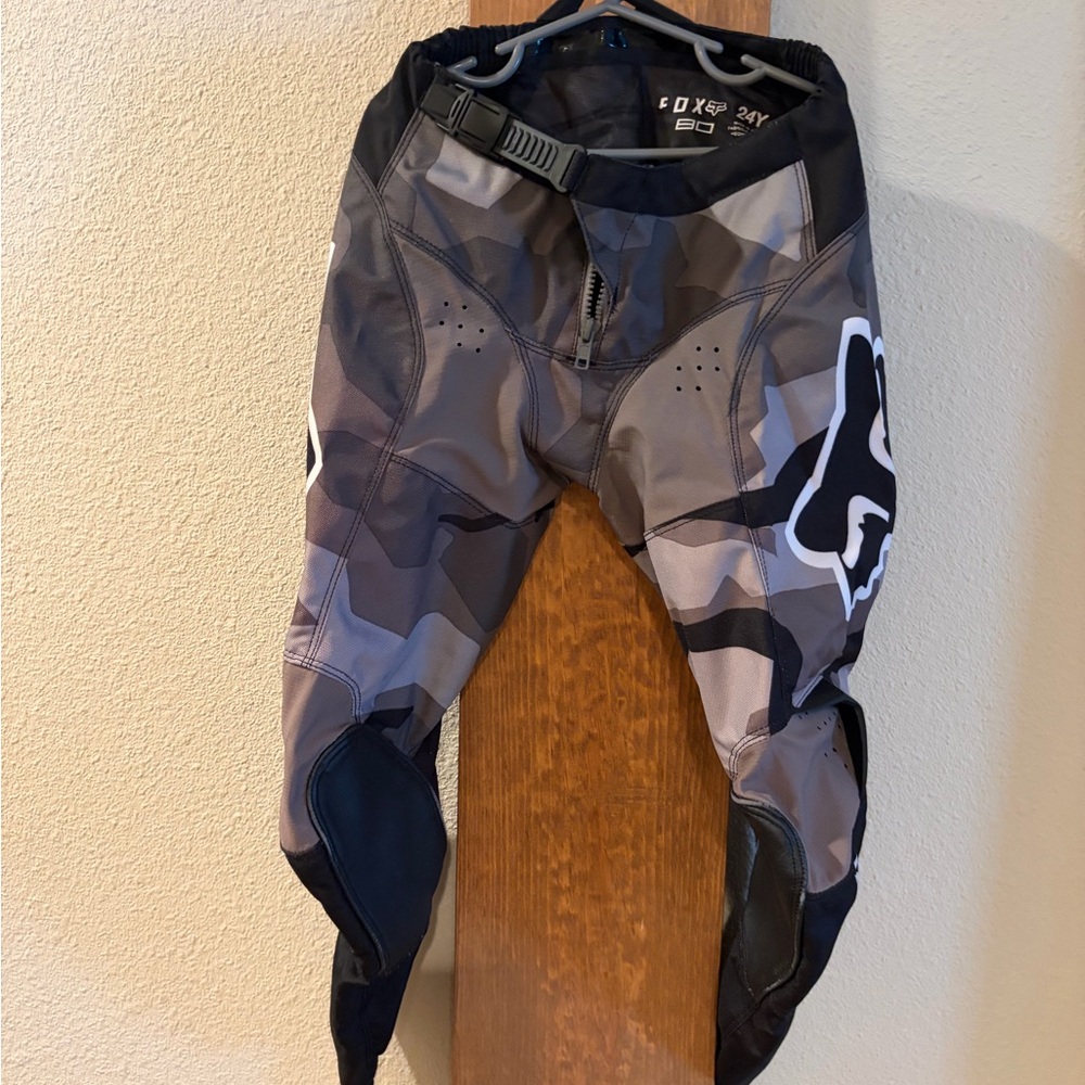 Fox Kids Camo Pants - Black and Gray